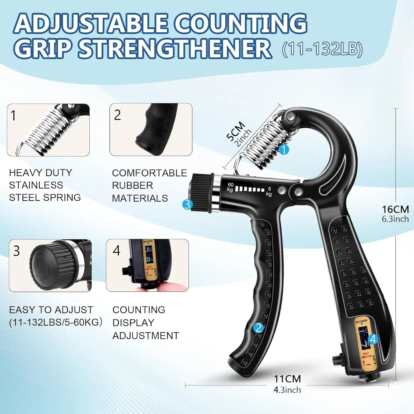 Muscle Recovery Grip Trainer Kit