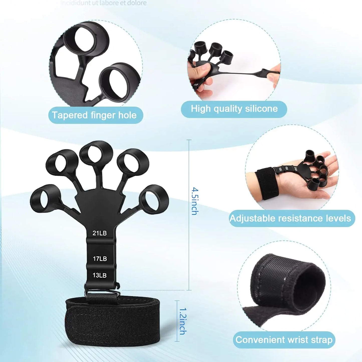 Muscle Recovery Grip Trainer Kit