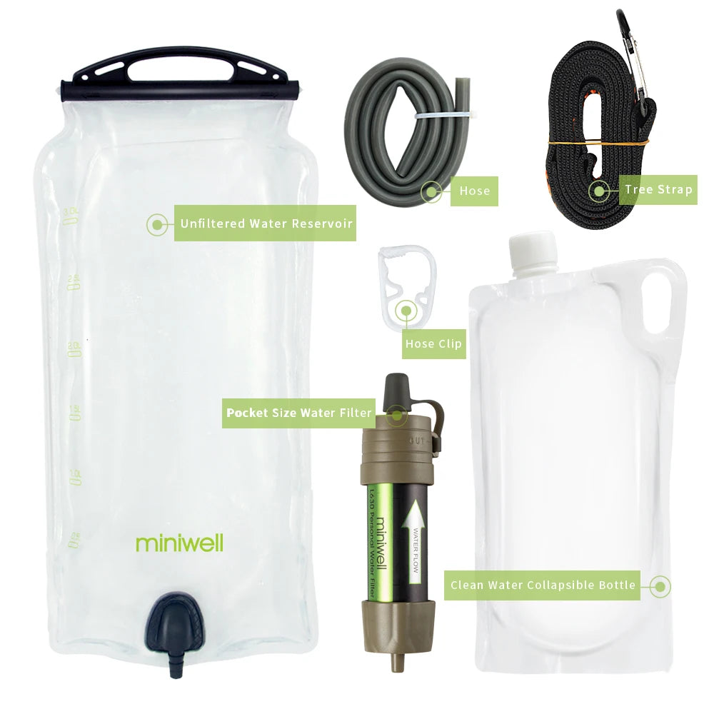 Outdoor Gravity Water Filter System