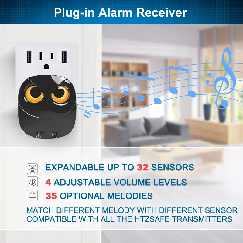 Owl Motion Detector Burglar Alarm