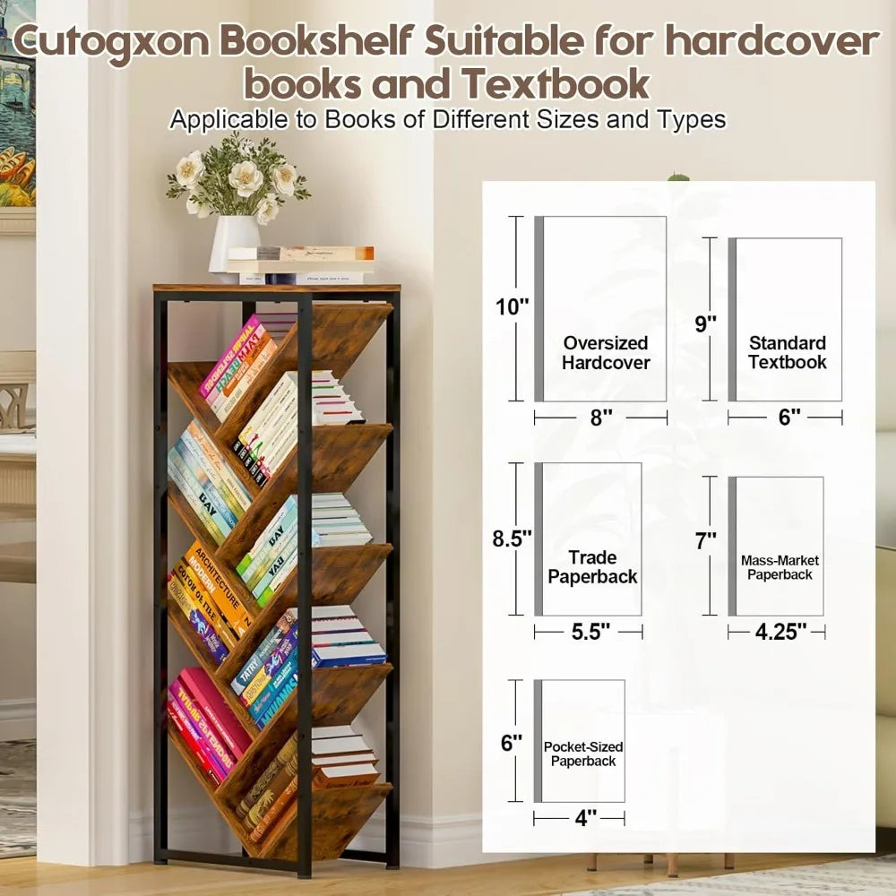 9 Tier Floor Standing Book Tree
