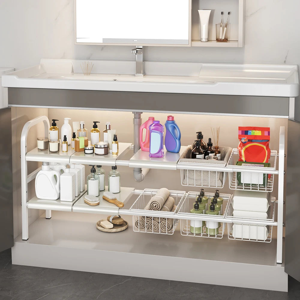 1 Set Cabinet Shelf Organizer