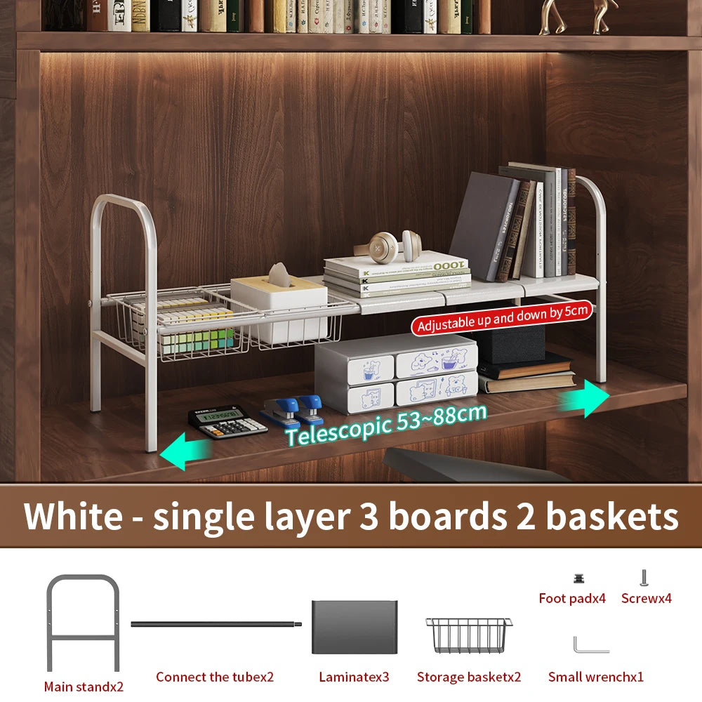 1 Set Cabinet Shelf Organizer
