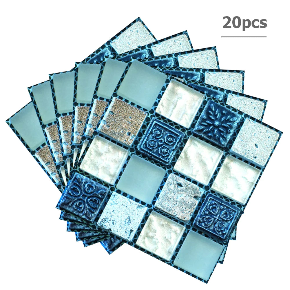 Home Accessories Photograph Background Props Art Decals for Living Room Kitchen TV Backdrop
Wall Stickers Mosaic Tile Decals