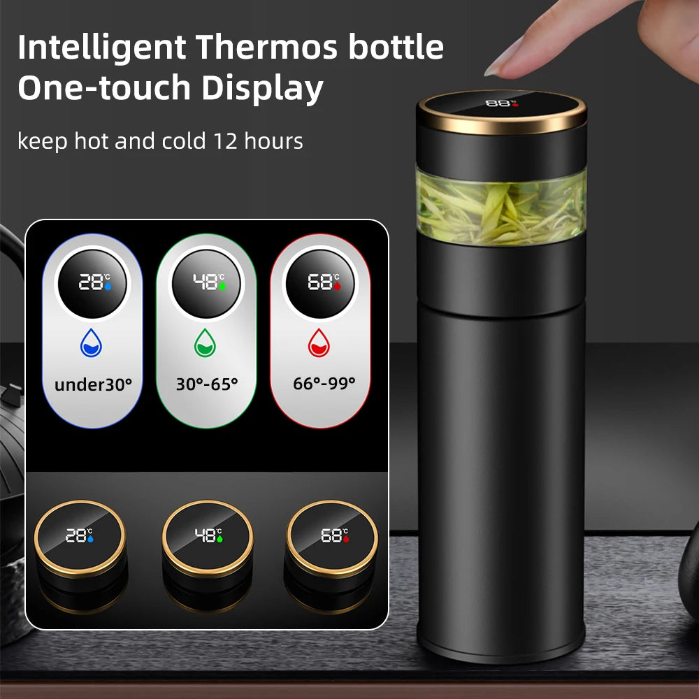 Stainless Steel LED Tea Thermos