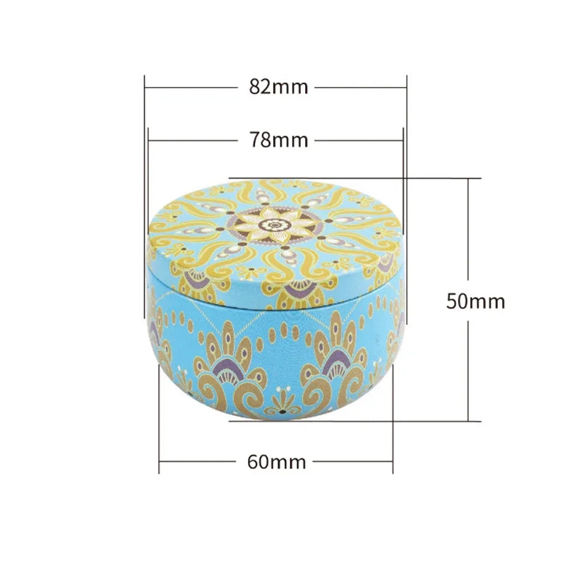 8 Iron Jar Soy Flower Candles