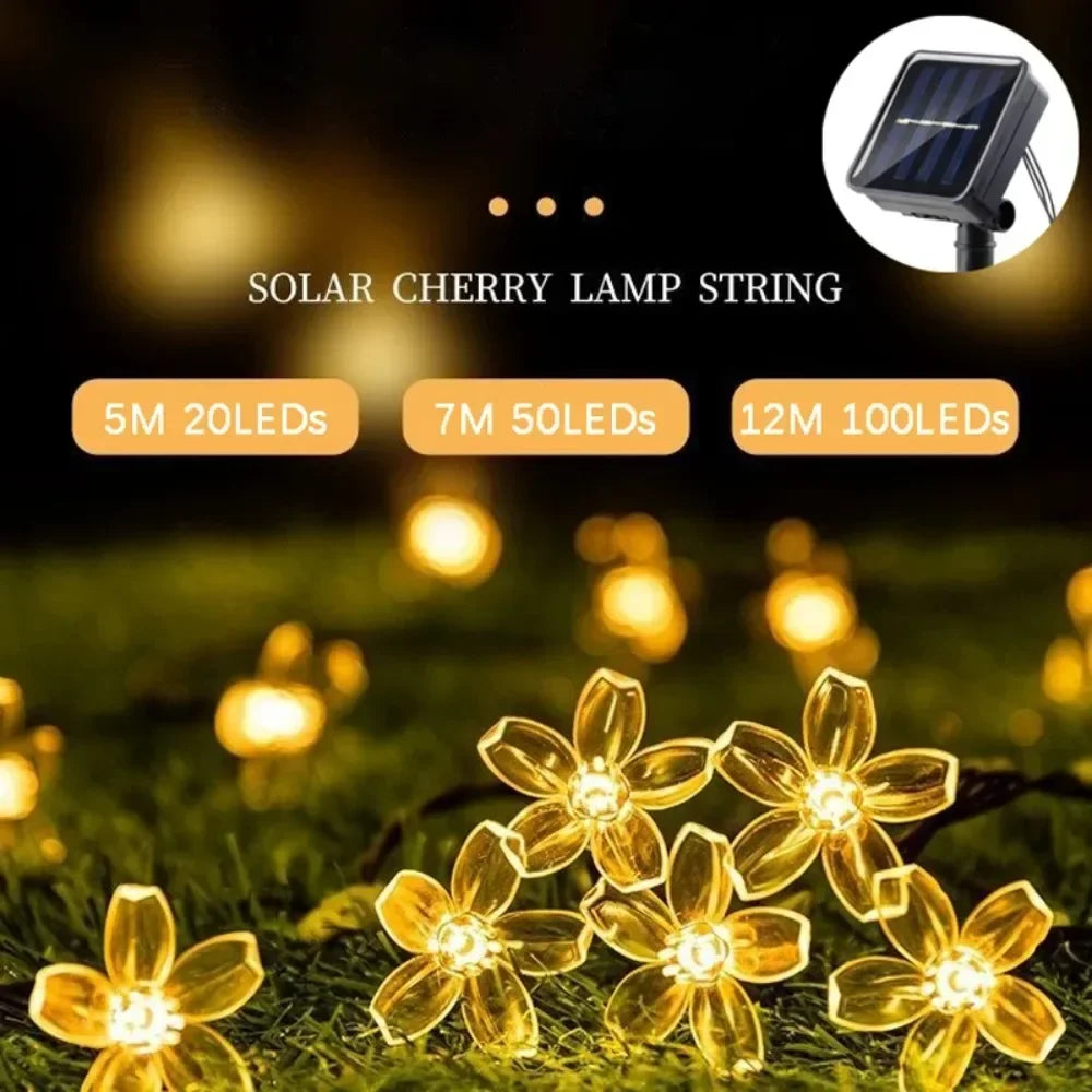 Outdoor Solar Lamp Fairy String Lights