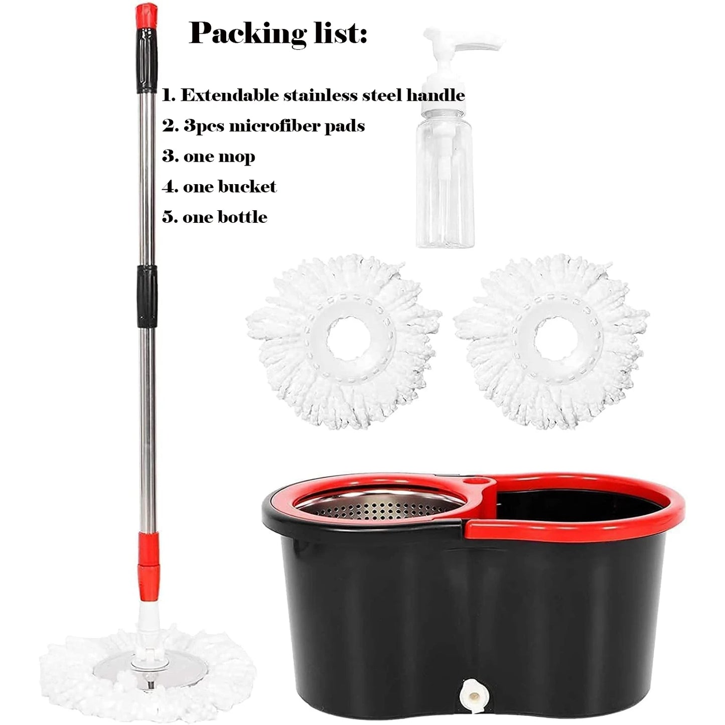Spin Mop Bucket System Set