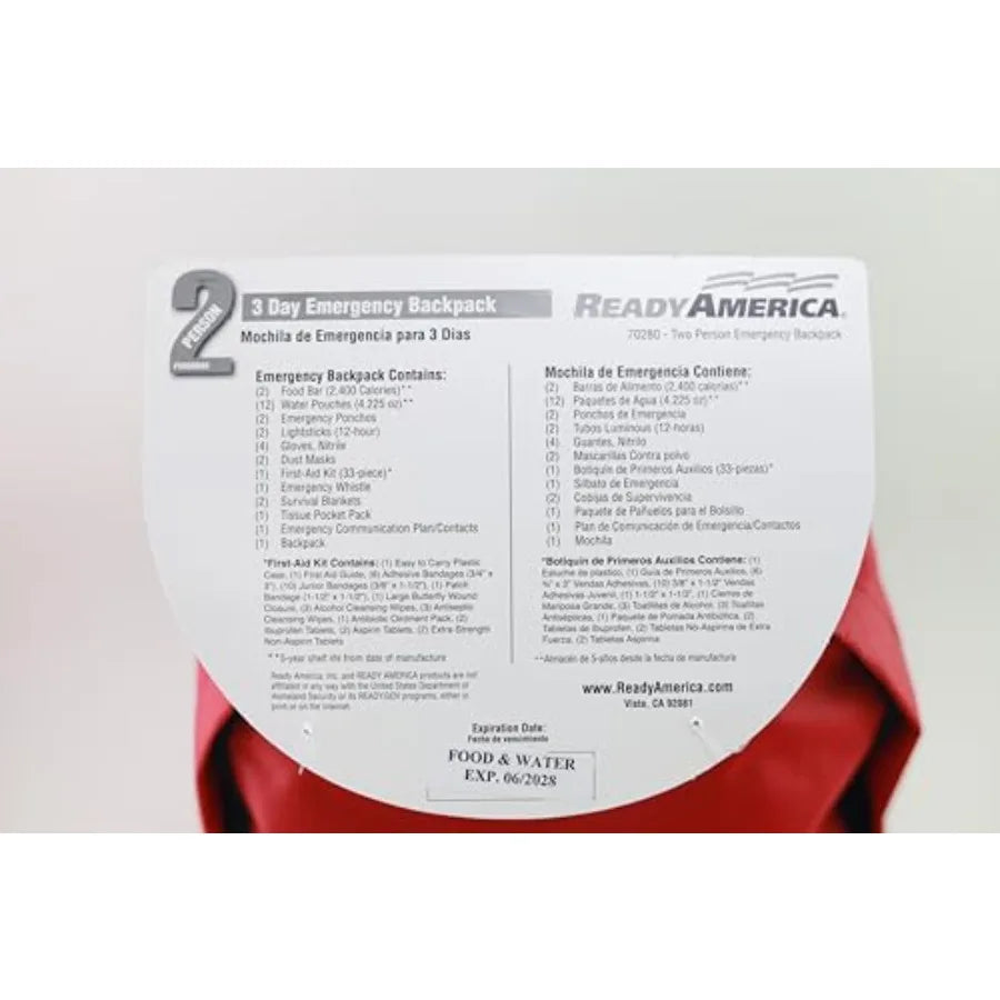 72 Hour 2 Person Emergency Kit