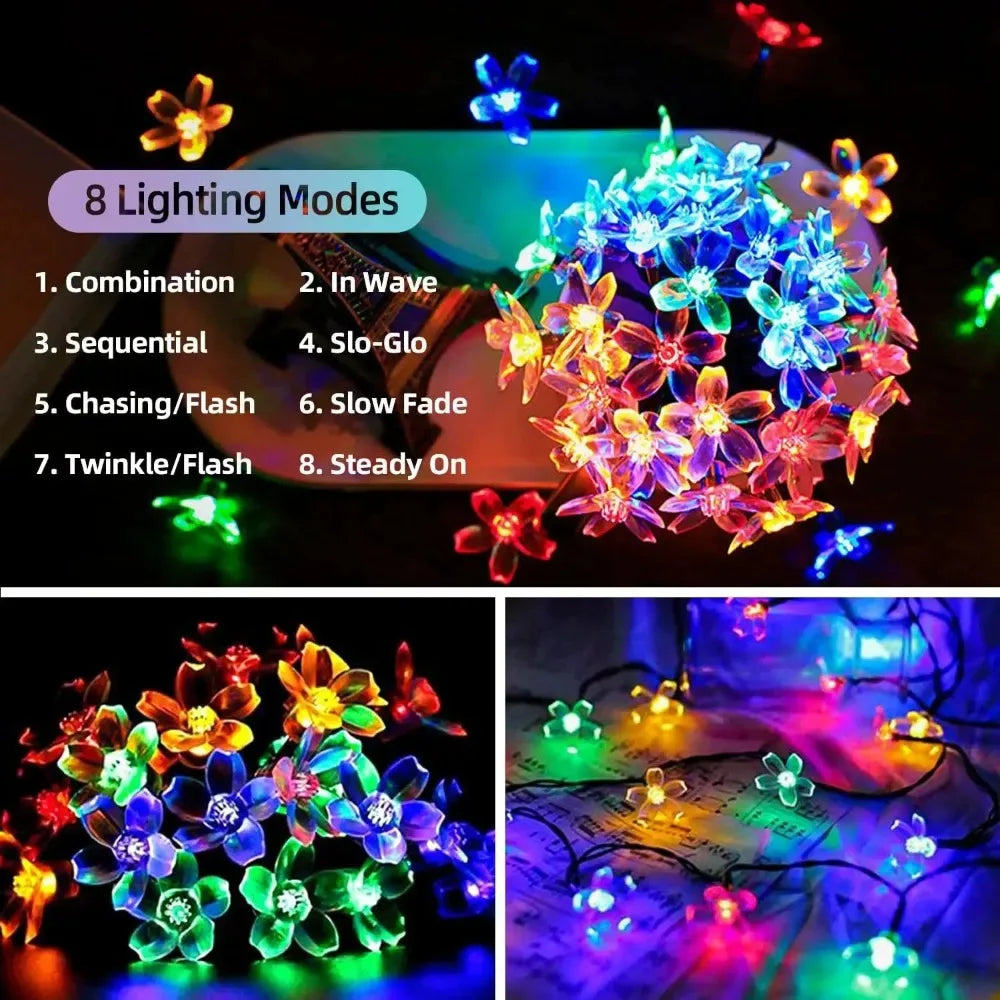 Outdoor Solar Lamp Fairy String Lights