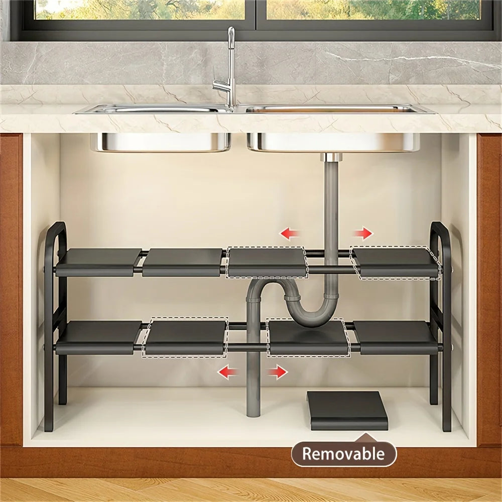 1 Set Cabinet Shelf Organizer