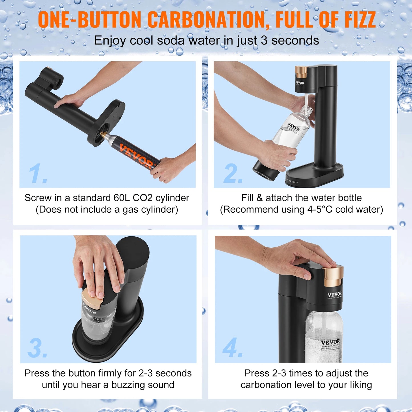 Carbonating Seltzer Water Starter Kit