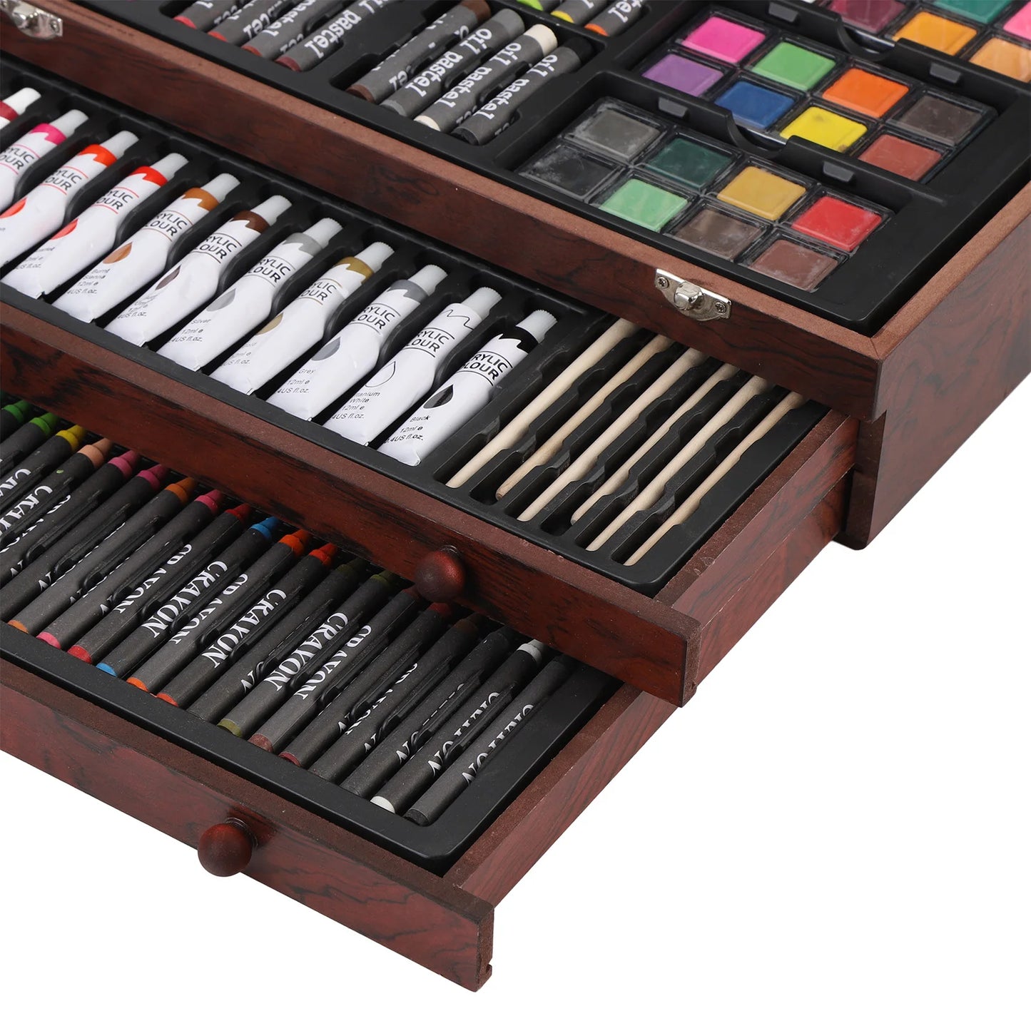 142 PCS Set Wooden Art Set