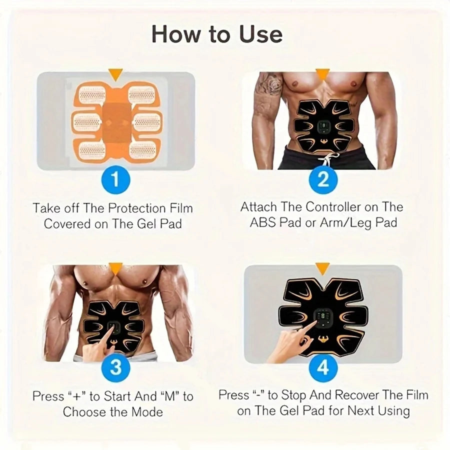 Abdominal Toning Stimulator Workout Equipment