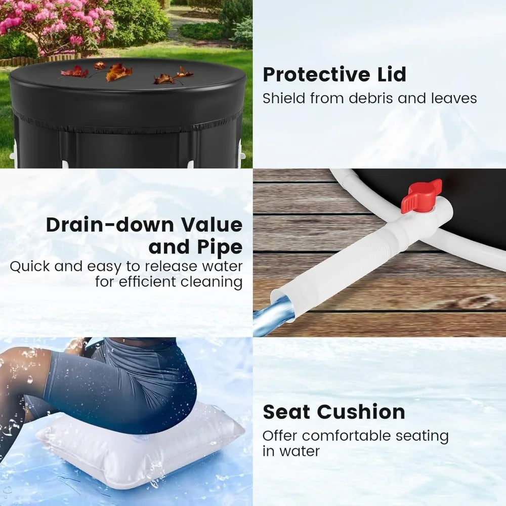66 Gallon Foldable Cold Plunge Bath