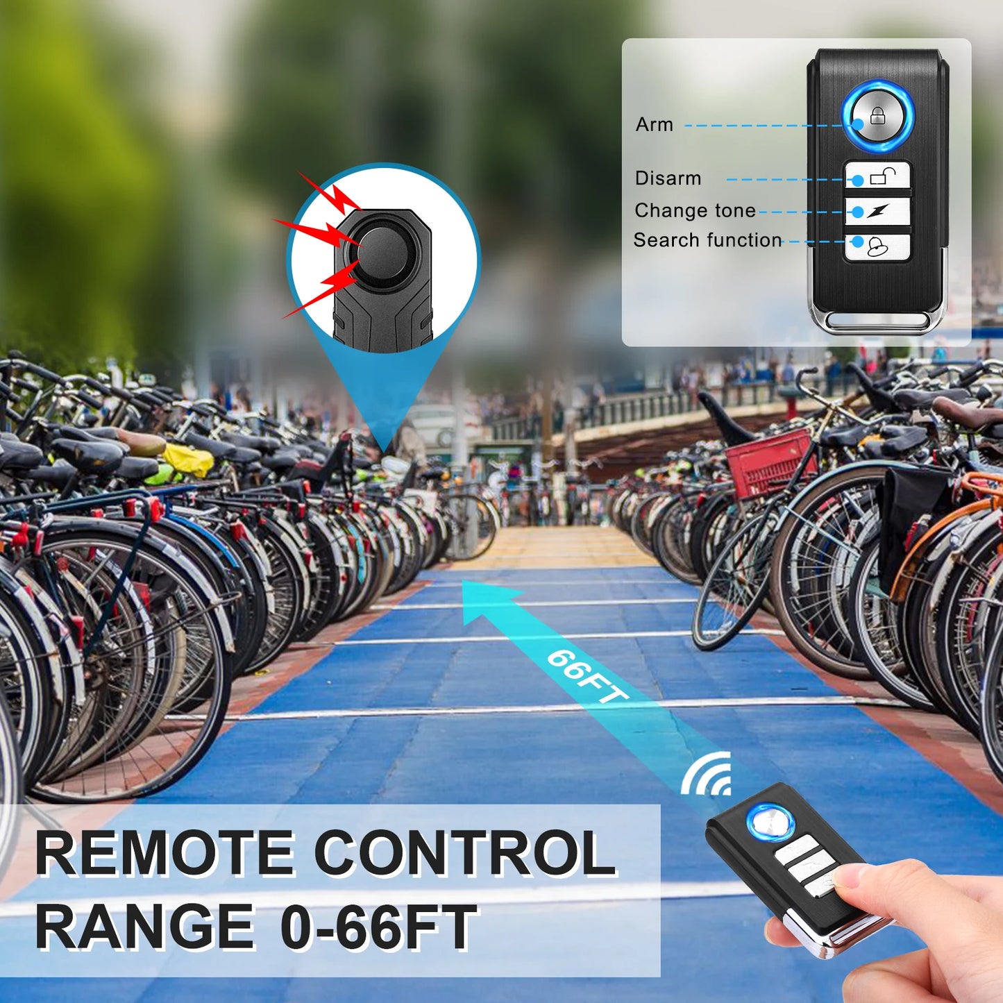 Anti-Theft Bike Burglar Alarm