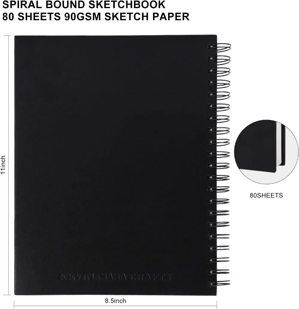 Hardcover Spiral Bound Sketchbook