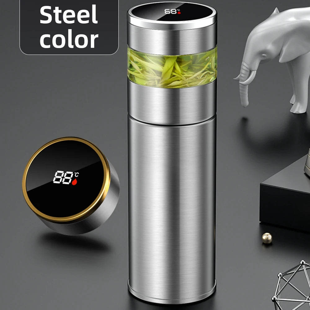 Stainless Steel LED Tea Thermos