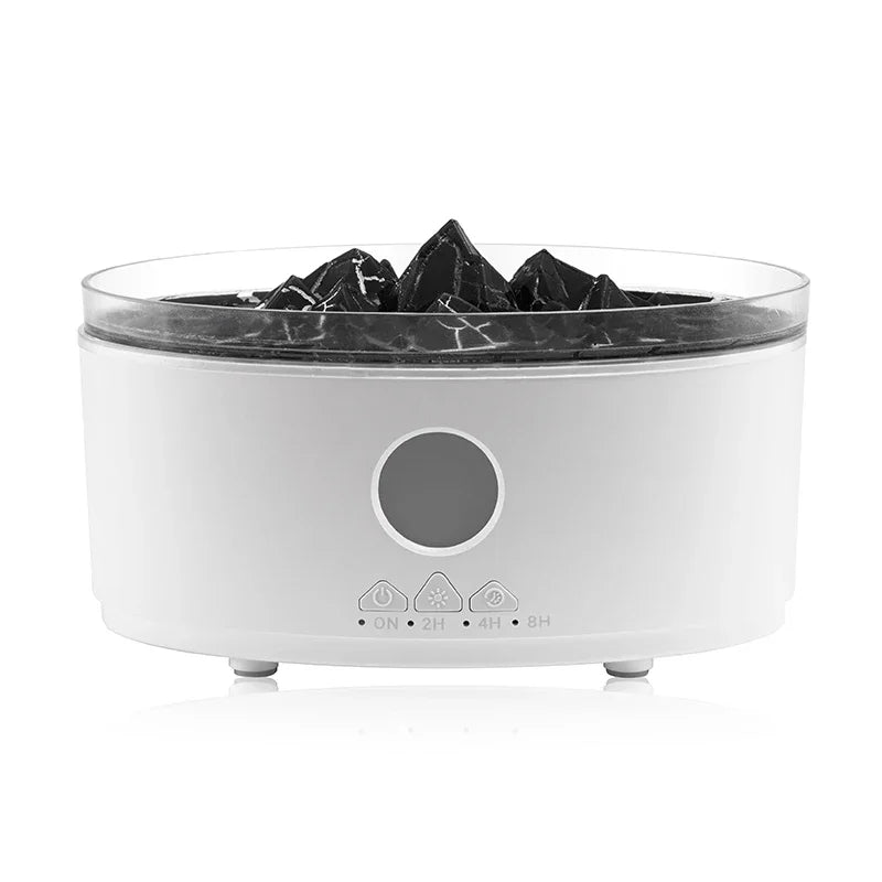 Multicolor Humidifier Flame Volcano Light