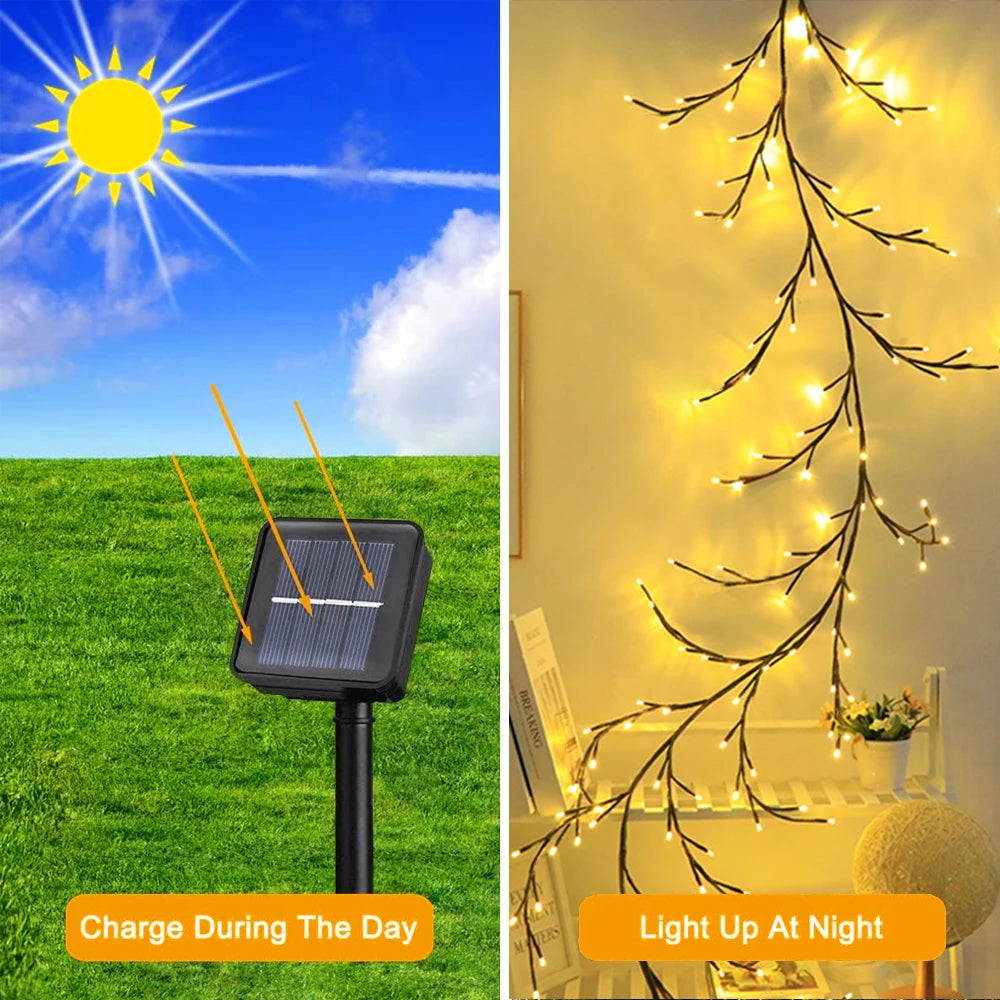 Outdoor Lighting Light Tree Branches Garland