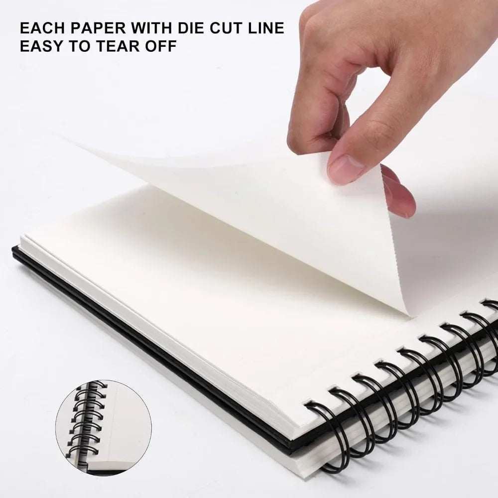 Hardcover Spiral Bound Sketchbook