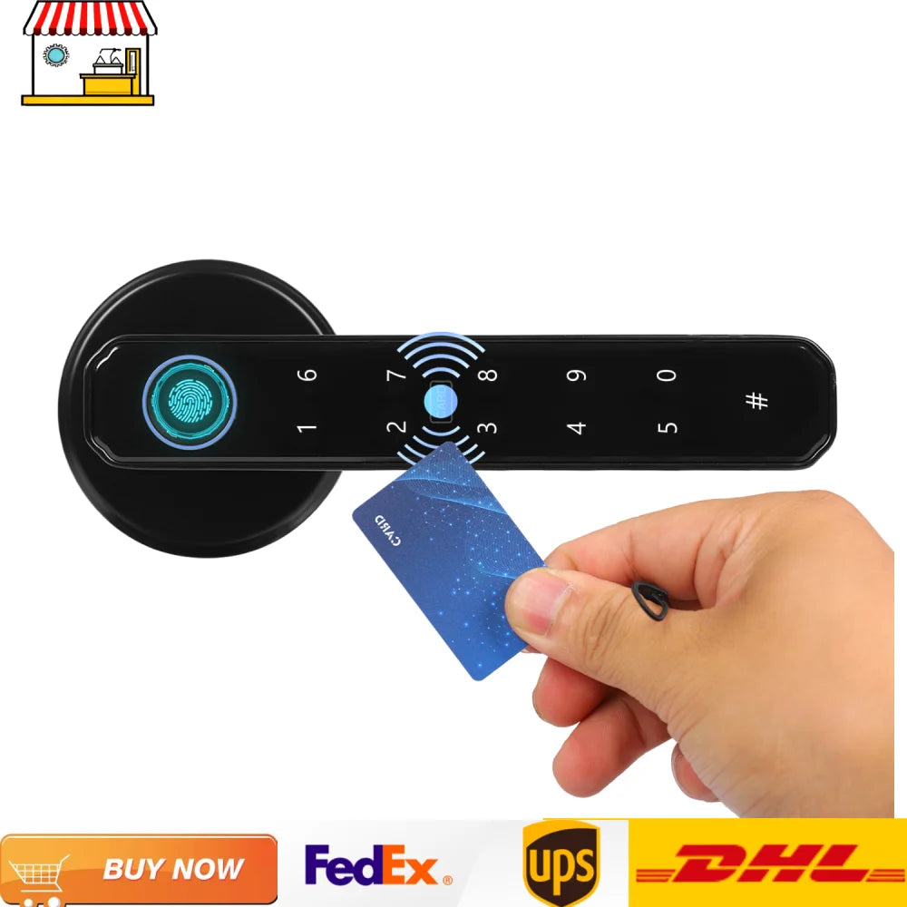 Fingerprint Door Lock with Key