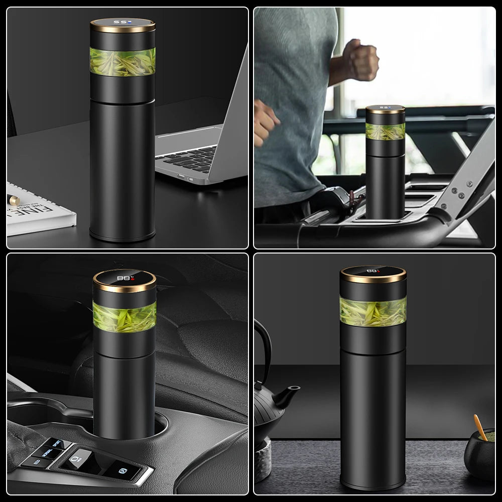 Stainless Steel LED Tea Thermos