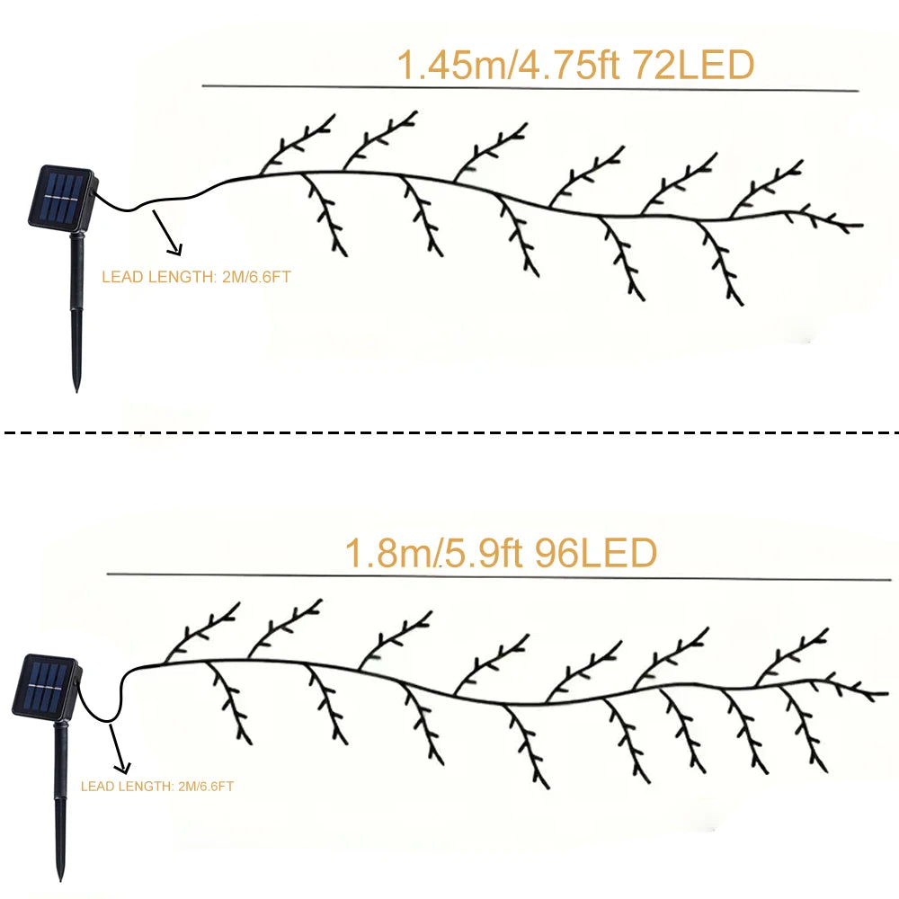 Outdoor Lighting Light Tree Branches Garland
