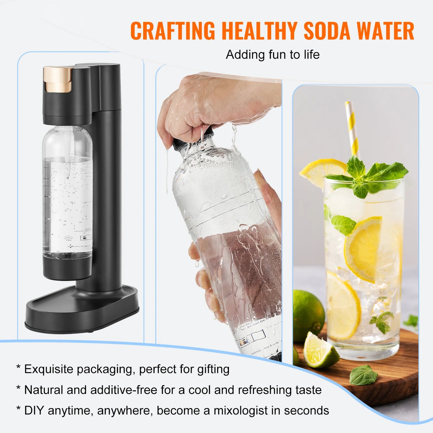 Carbonating Seltzer Water Starter Kit