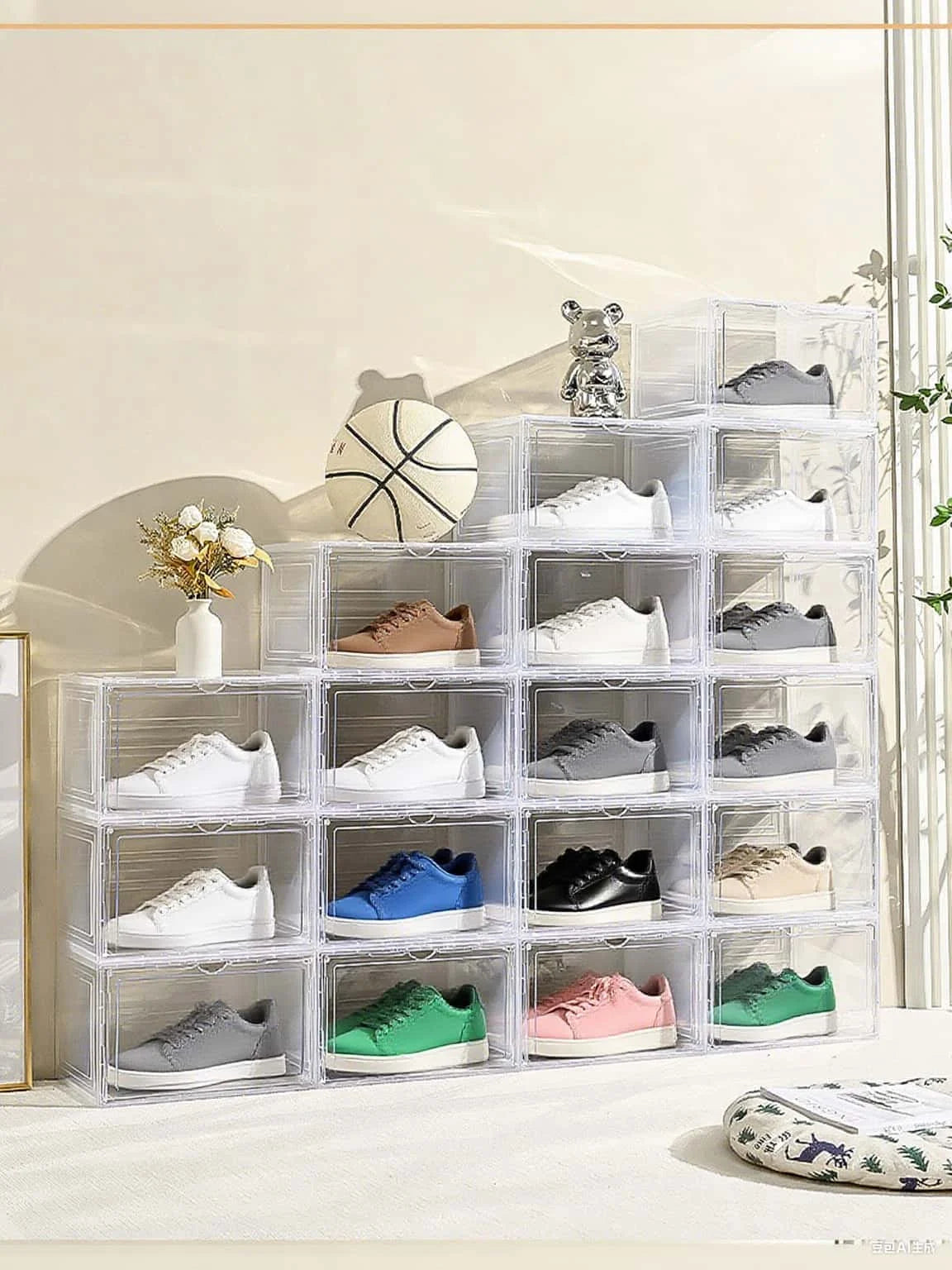 Dust and Moisture Proof Shoe Box Storage