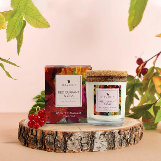 2 Wick Glass Mild Scented Candle