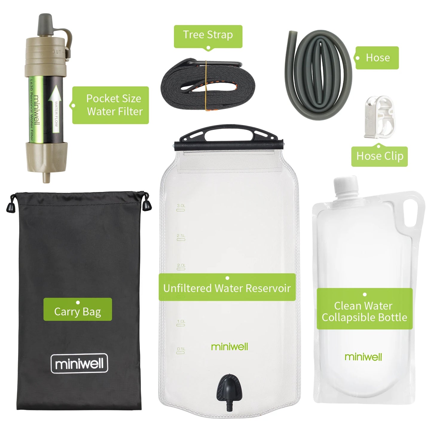 Outdoor Gravity Water Filter System