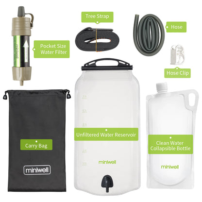 Outdoor Gravity Water Filter System