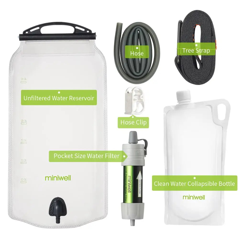 Outdoor Gravity Water Filter System