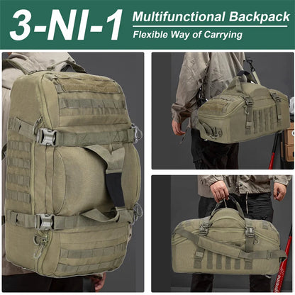 Outdoor Tactical Duffel Backpack Bag