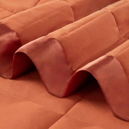 Orange Twin Lightweight Down Blanket