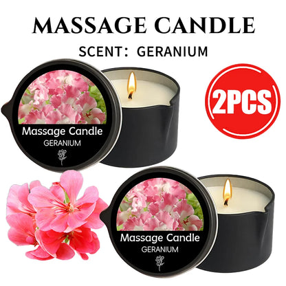 2 Piece Aesthetic Massage Candle Decor