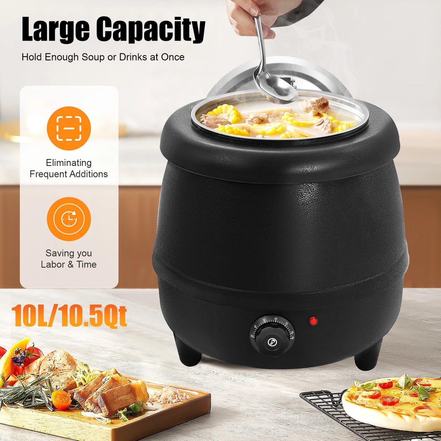 Commercial Stainless Steel Soup Kettle