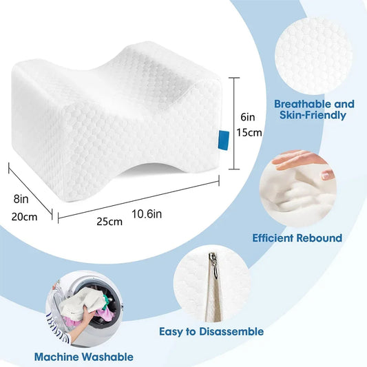 Orthopedic Memory Foam Knee Pillow