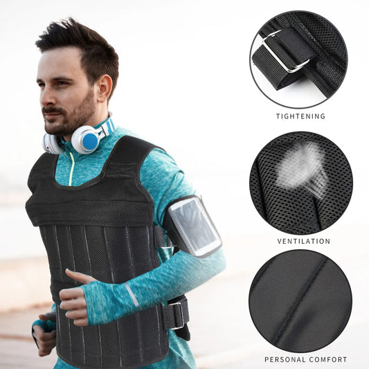 Adjustable Loading Weight Vest Waistcoat