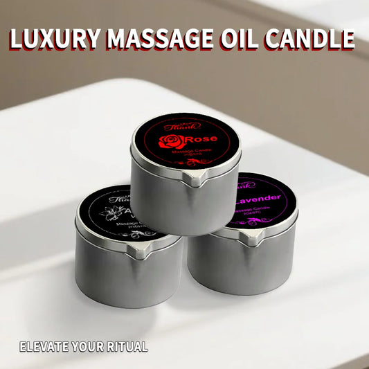 3 Pieces Spa Scented Massage Candles