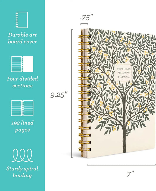 Spiral Bound Designer Inspiration Notebook