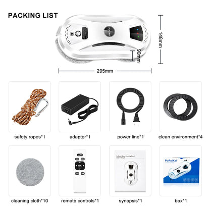 Ultra thin Robot Vacuum Window Cleaner