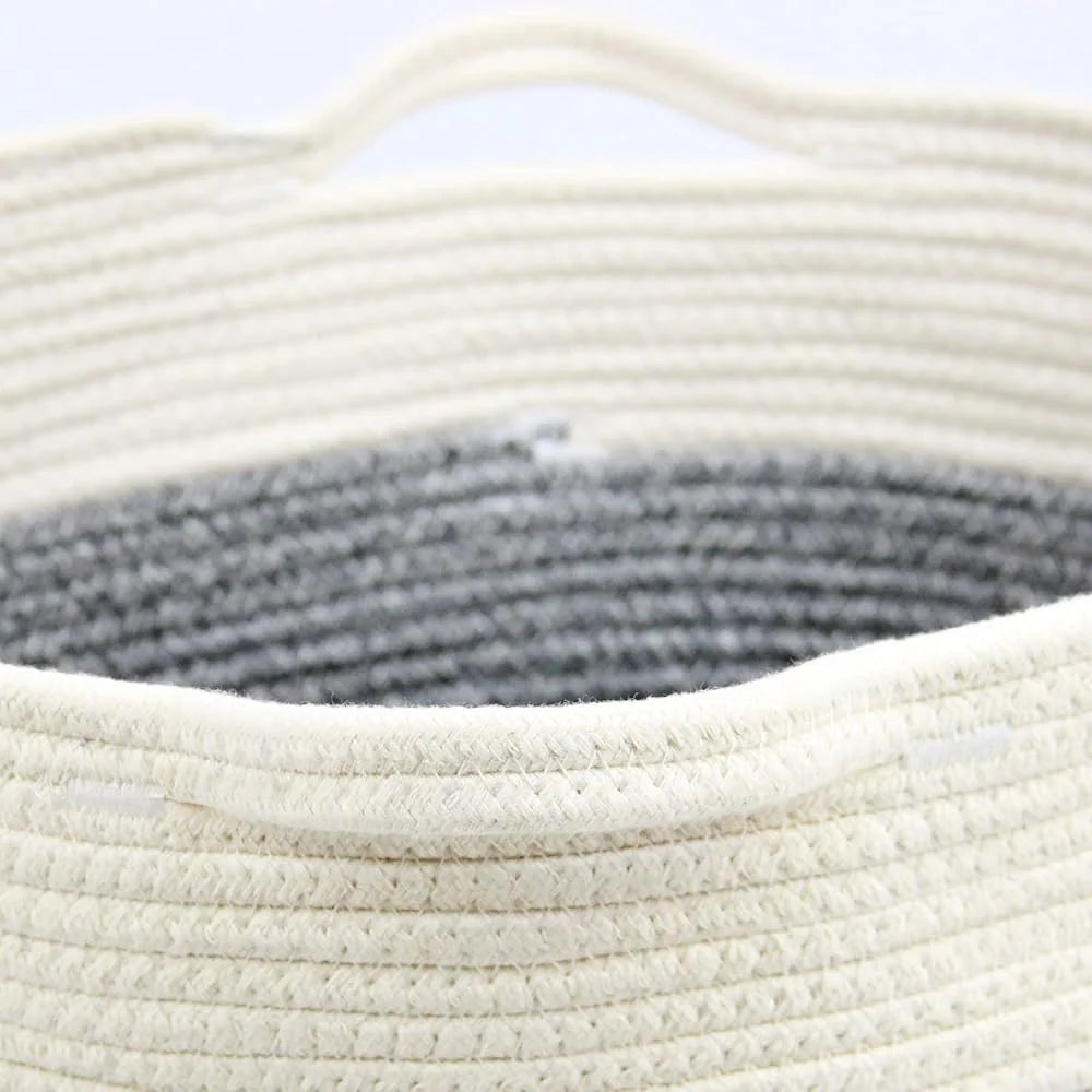 Eco- Friendly Cotton Rope Storage Basket