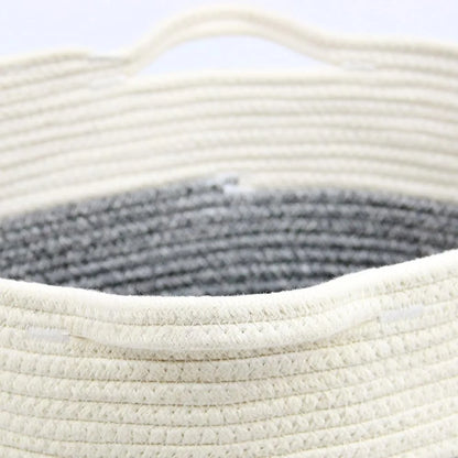 Eco- Friendly Cotton Rope Storage Basket