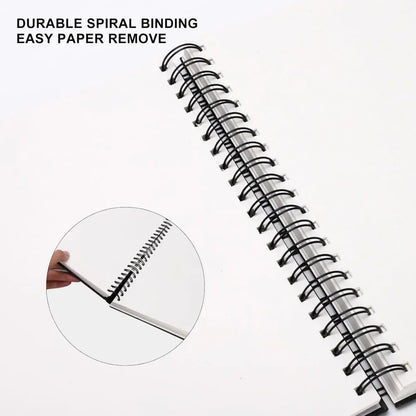 Hardcover Spiral Bound Sketchbook