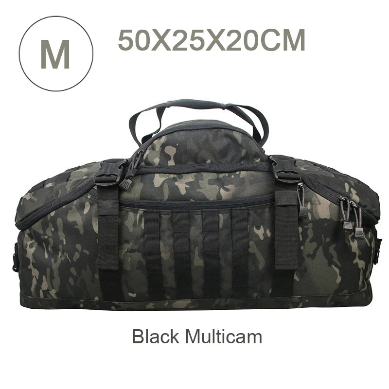Outdoor Tactical Duffel Backpack Bag