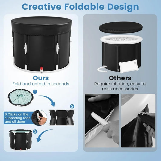 66 Gallon Foldable Cold Plunge Bath