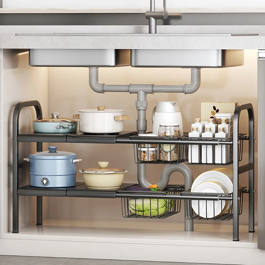 1 Set Cabinet Shelf Organizer