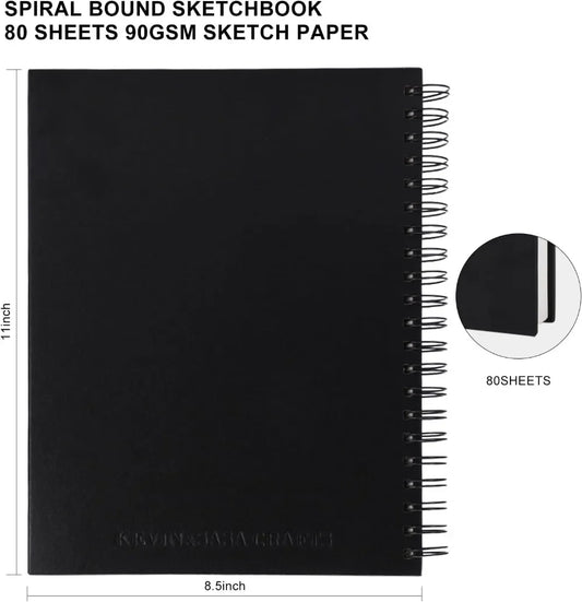 Hardcover Spiral Bound Sketchbook